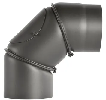 SUITSUTORU BERTRAMS NURK 90° 150MM MUST