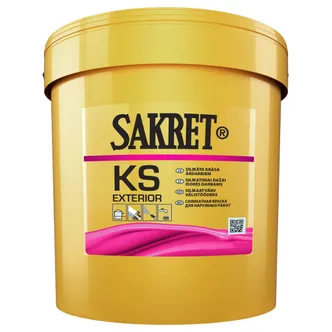 SILIKAATVÄRV SAKRET KS VALGE A-BAAS 9L