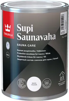 SAUNAKAITSEVAHEND TIKKURILA SUPI SAUNAVAHA 1L VALGE