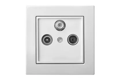 PISTIKUPESA TV+SAT+R LÕPP R-TA VALGE EPSILON