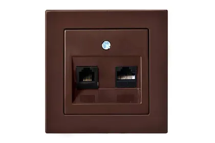 PISTIKUPESA ÜHENDUS TEL+ARVUTI R-TA PRUUN EPSILON