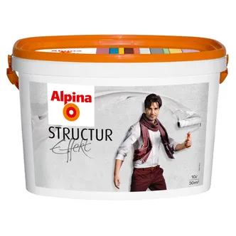 STRUKTUURVÄRV ALPINA STRUCTUR EFFEKT 10L VALGE MATT