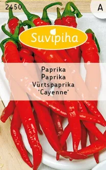 KÖÖGIVILJASEEMNED SUVIPIHA VÜRTSPAPRIKA CAYENNE 