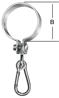 TORUKLAMBER Ø100 MM / KARABIINIGA