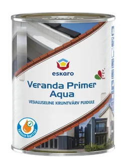 KRUNTVÄRV ESKARO VERANDA PRIMER AQUA 0,9L VALGE MATT