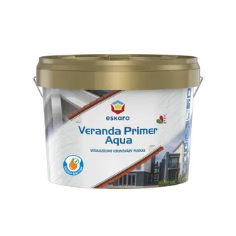 KRUNTVÄRV ESKARO VERANDA PRIMER AQUA 9L VALGE MATT