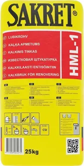 LUBIKROHV SAKRET HML1 FIIBRITA 25KG