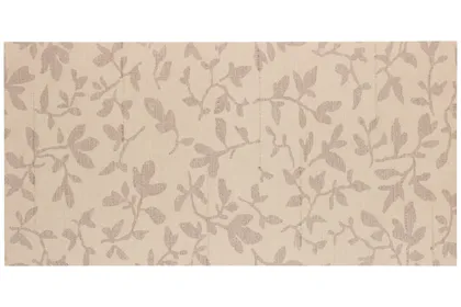 KERAAMILINE SEINAPLAAT TEXTILE 20X40CM IVORY MUSTRIGA