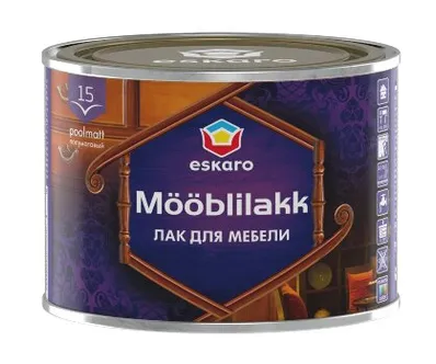 LAKK MÖÖBLILAKK 0,45L 15 POOLMATT