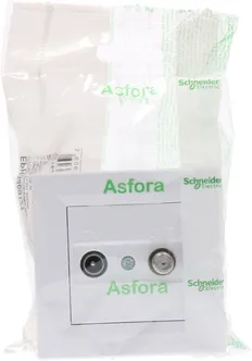 ANTENNI PESA TV/SAT LÕPP 1DB SÜV VALGE ASFORA