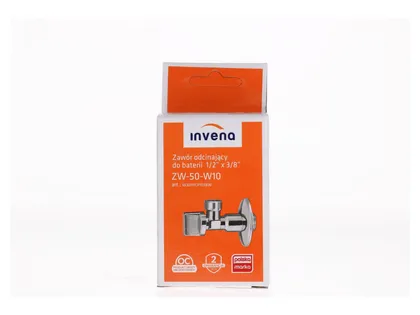 NURKVENTIIL 1/2"VK-3/8"VK LIBLIKKÄEPIDE KROOM