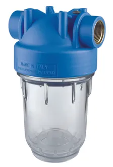 FILTRIKORPUS DP MONO 5" 1-NE 1/2" KOMPL. VÕTI,KINN