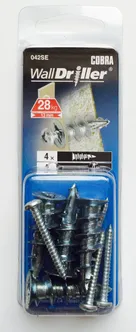 TÜÜBEL KIPSPLAADI W.D.4.0MM 4TK PAKIS METALL 30KG