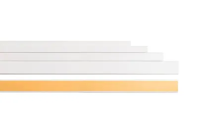 KARBIK 16X16MM KLEEBISEGA VALGE 2M