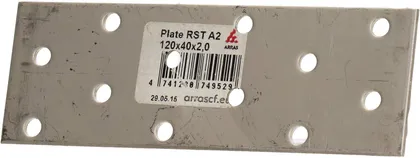 NAELUTUSPLAAT 40X120X2,0 ROOSTEVABA A2