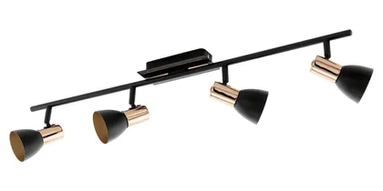 KOHTVALGUSTI BARNHAM MUST VASK 4X3,3W LED GU10 EGLO