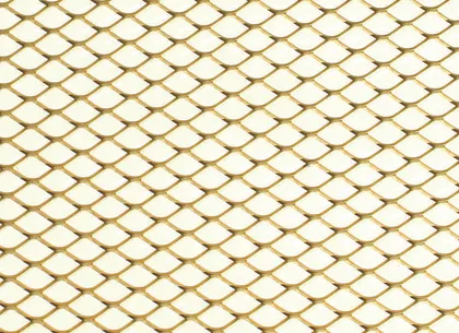 METALLPLAAT ARCANSAS VÕRK KULDNE 500X200X0,8MM 10X5,5