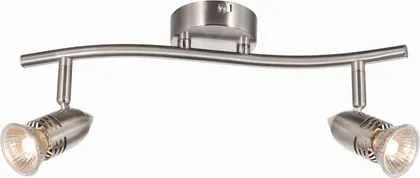 KOHTVALGUSTI 2-NE GU10 2X50W NIKKEL VALGUSALLIKATA