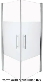 DUŠINURGA UKS DUSCHY CORNER 5233-90 90X190CM OSALISELT MATT