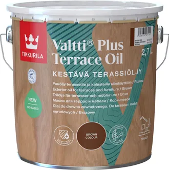 PUIDUÕLI TIKKURILA VALTTI PLUS TERRACE OIL 2,7L PRUUN