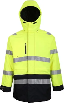 TALVEJOPE KÕRGNÄHTAV MONTREAL KOLLANE/TUMESININE 2XL