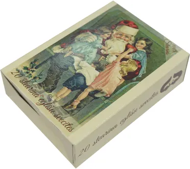 KUUSEKÜÜNLAD STEARIINIST 1,5H VALGE 20TK/PK