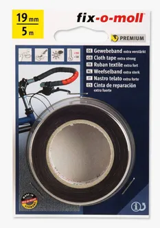 TEKSTIILTEIP FIX-O-MOLL 19MMX5M MUST