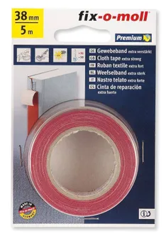 TEKSTIILTEIP FIX-O-MOLL 38MMX5M PUNANE