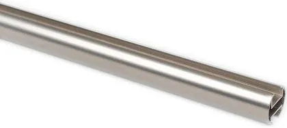 KARDINAPUUTORU "ASPEN" 2,4M Ø19MM SATIIN NIKKEL