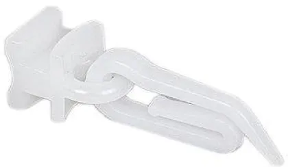 PLASTIKUST KLAMBRIGA LIUGURID 30TK VALGE