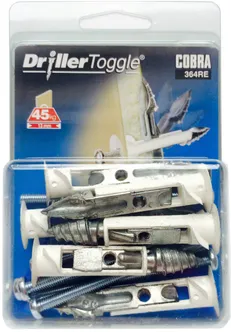 ANKUR KIPSPLAADILE COBRA DRILLERTOGGLE 5X75MM 6TK PAKIS