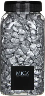 DEKORATIIVKIVID MICA DECORATIONS MARMOR 7,5X7,5X15,5CM HÕBEDANE PUDEL 1KG