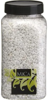 DEKORATIIVKIVID MICA DECORATIONS 7,5X7,5X15,5CM VALGE PUDEL 1KG
