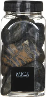DEKORATIIVKIVID MICA DECORATIONS 7,5X7,5X15,5CM PRUUN PUDEL 1KG