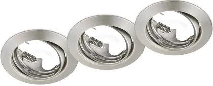 RIPPLAEVALGUSTI TRIO JURA 3XGU10 15W MATT NIKKEL