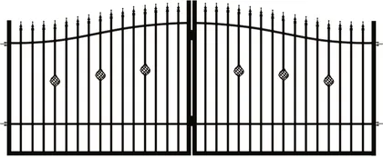 TIIBVÄRAV POLBRAM "LAURA" 4,00X1,50M RAL9005