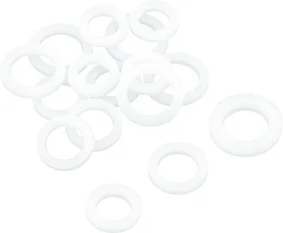 SEIBI KOMPLEKT SUKI Ø9X15-13X19MM PLASTIK VALGE 18TK PAKIS