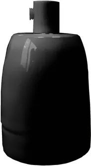 LAMBIPESA FENDE E27 KERAAMILINE MUST