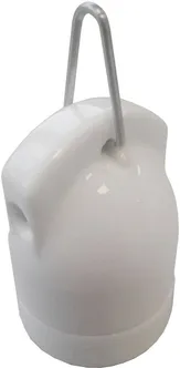 LAMBIPESA FENDE E27 KERAAMILINE VALGE AASAGA