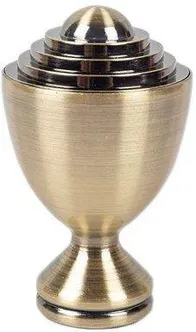 OTSIK ODEON Ø25MM KULDNE 2TK