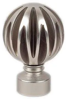 KARDINAPUU OTSIK MATERA Ø19MM MATT HÕBEDANE 2TK