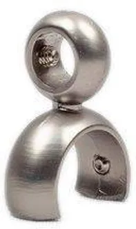 KARDINAPUUHOIDJA MINI Ø19MM MATT HÕBEDANE 2TK