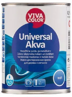 UNIVERSAALVÄRV VIVACOLOR UNIVERVAL AKVA C 0,9L MATT