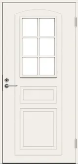 VÄLISUKS SWEDOOR BASIC B0020 VALGE 10X21 PAREM