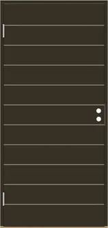 VÄLISUKS SWEDOOR BASIC B0070 PRUUN 10X21 VASAK