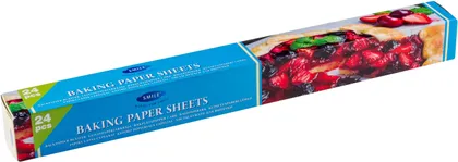 KÜPSETUSPABERI LEHED SMILE 38X42CM 24TK KARBIS