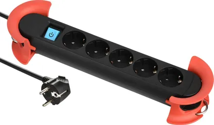 PIKENDUSJUHE ELECTRALINE 5M 5PESA 3G1,5MM² LK LÜLITI MUST