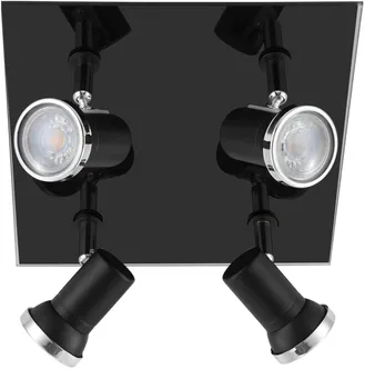 VANNITOAVALGUSTI EGLO TAMARA1 4X3,3W LED GU10 MUST