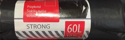 PRÜGIKOTT STRONG 60L 10TK RULLIS