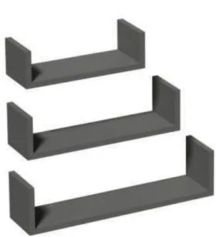 RIIULIKOMPLEKT DOMAX HALL U TÜÜP 3TK PAKIS